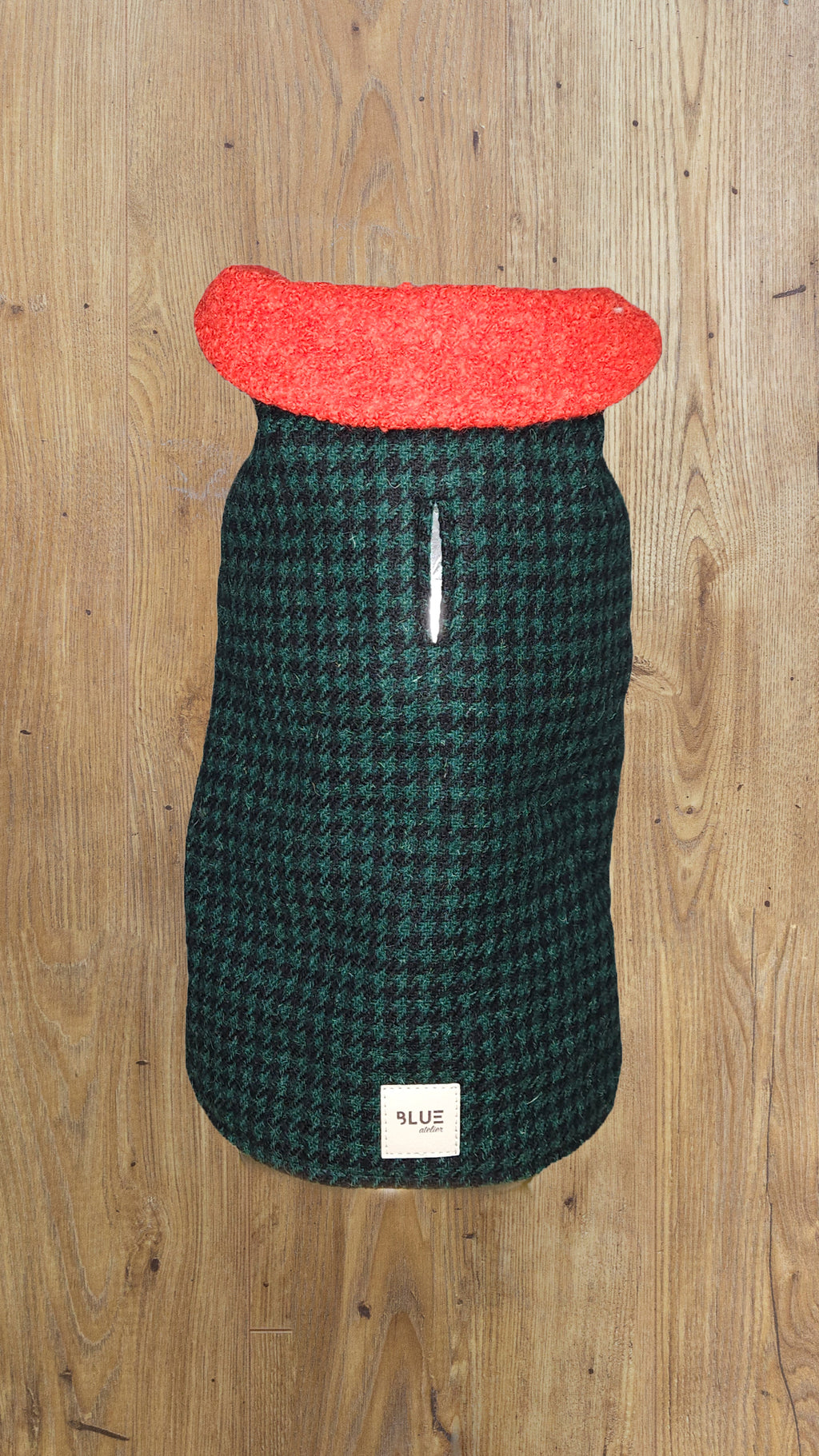 BLUE ATELIER GREEN BLUE CHECK COAT image 0