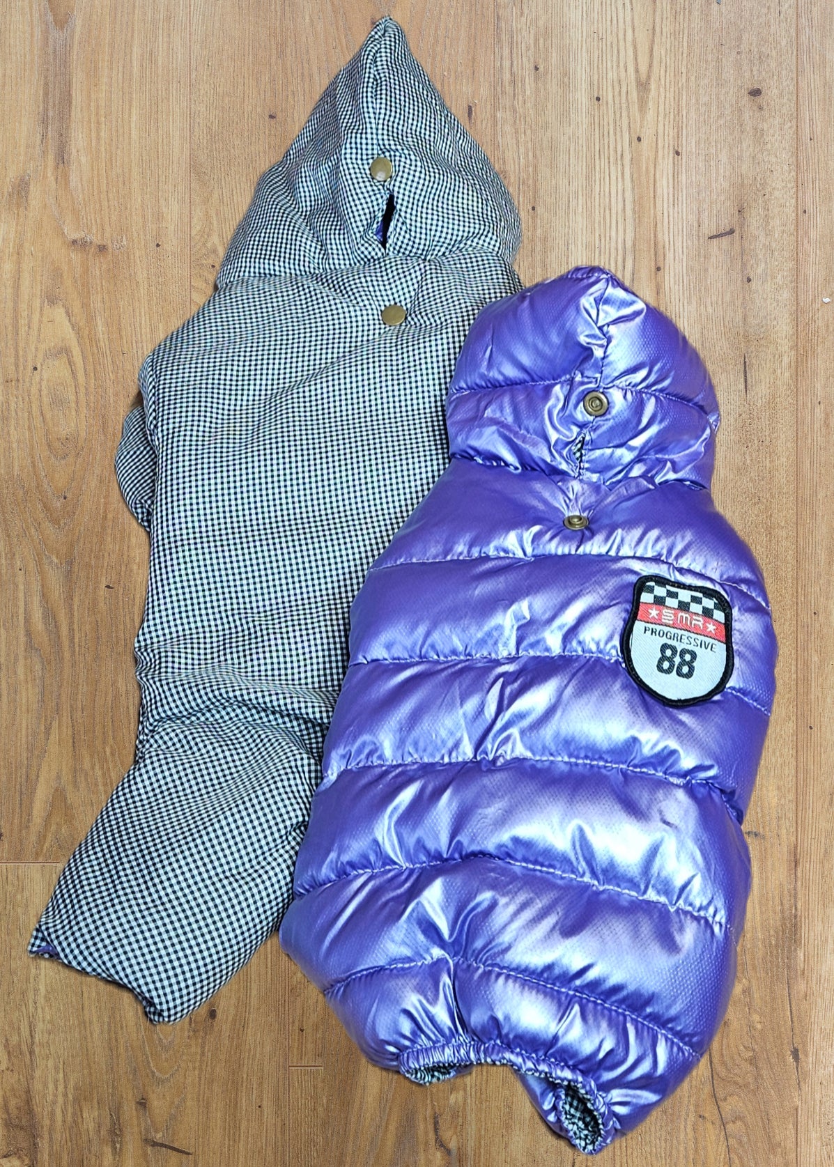 REVERSIBLE PUFFER JUMPSUIT image 3
