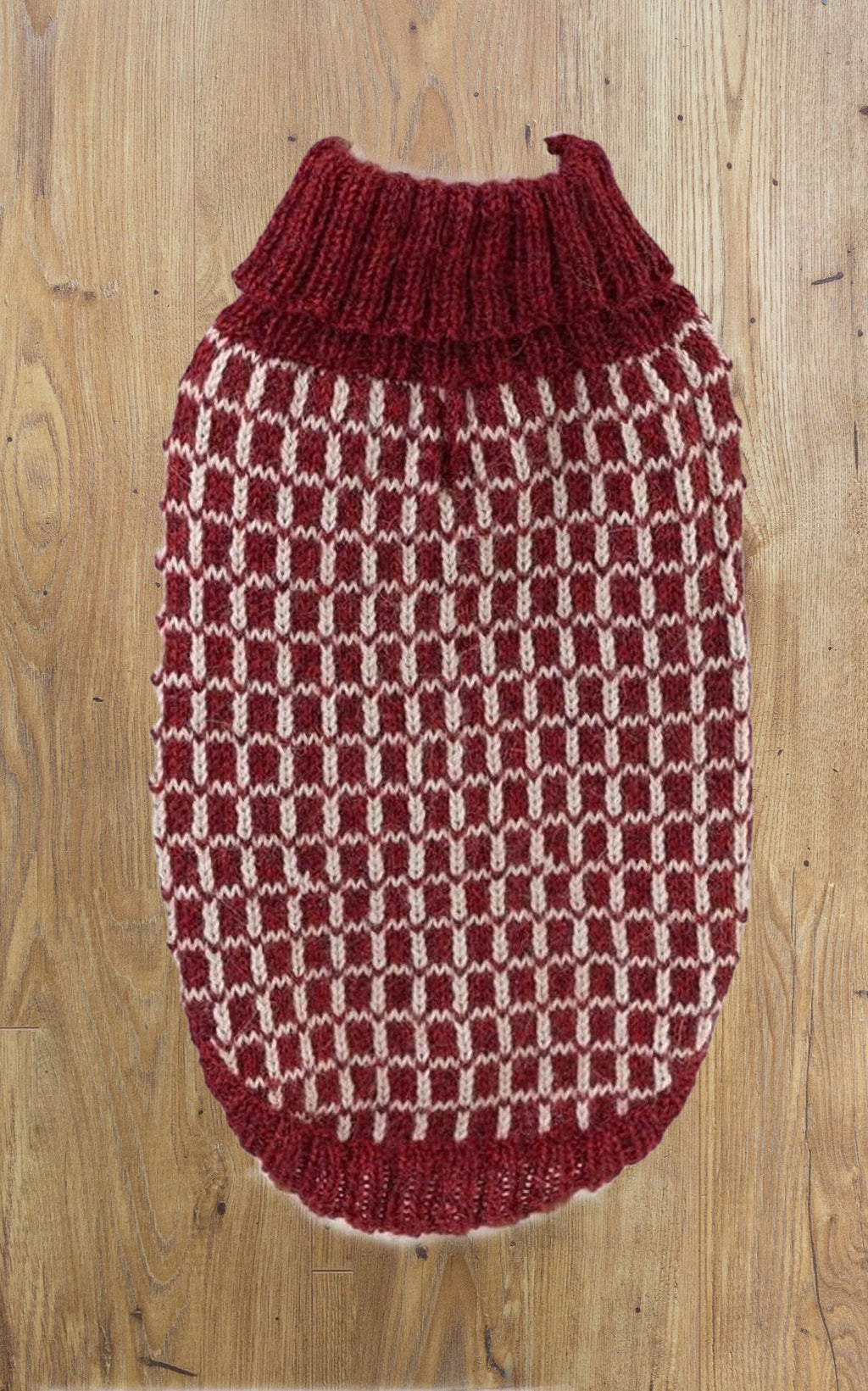 ALQO WASI SQUARE/RED ALPACA SWEATER image 0