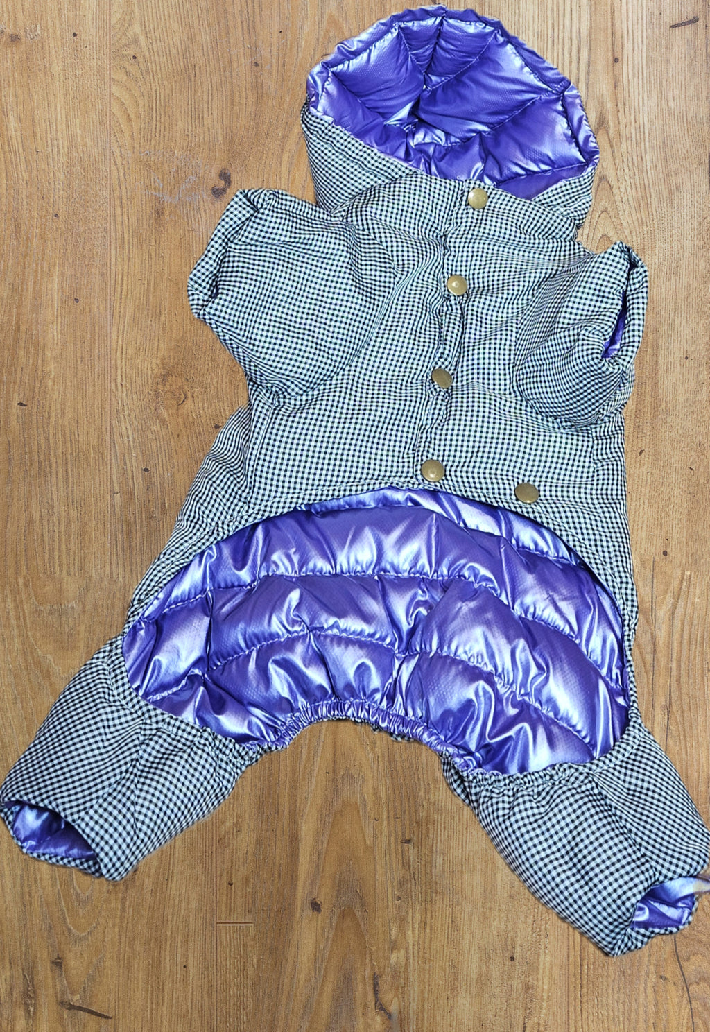 REVERSIBLE PUFFER JUMPSUIT image 1