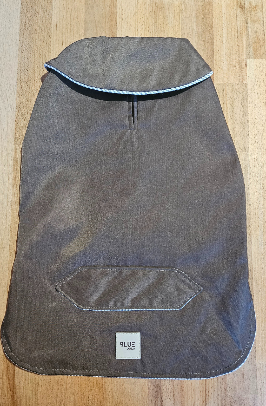 BLUE ATELIER BROWN SHOWERPROOF COAT image 0