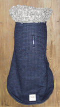 BLUE ATELIER CHECK FLEECED LINED FRENCHIE COAT image 0
