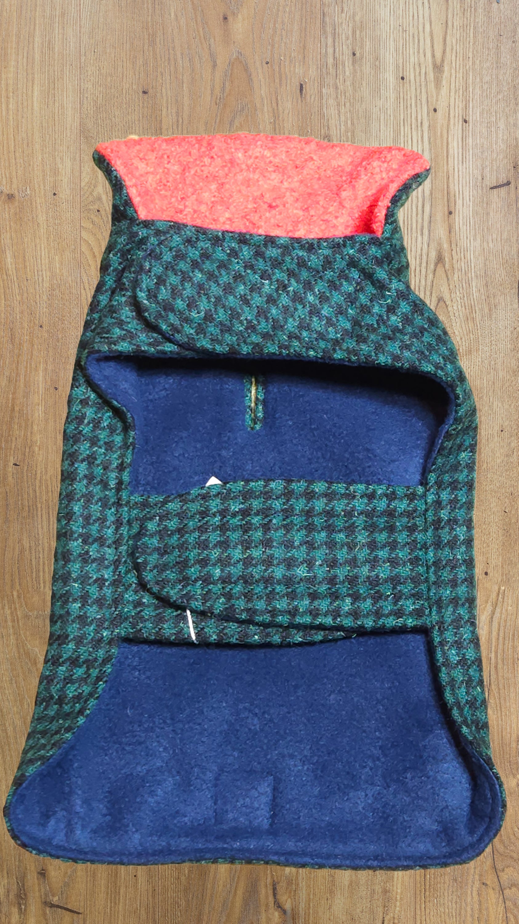 BLUE ATELIER GREEN BLUE CHECK COAT image 1