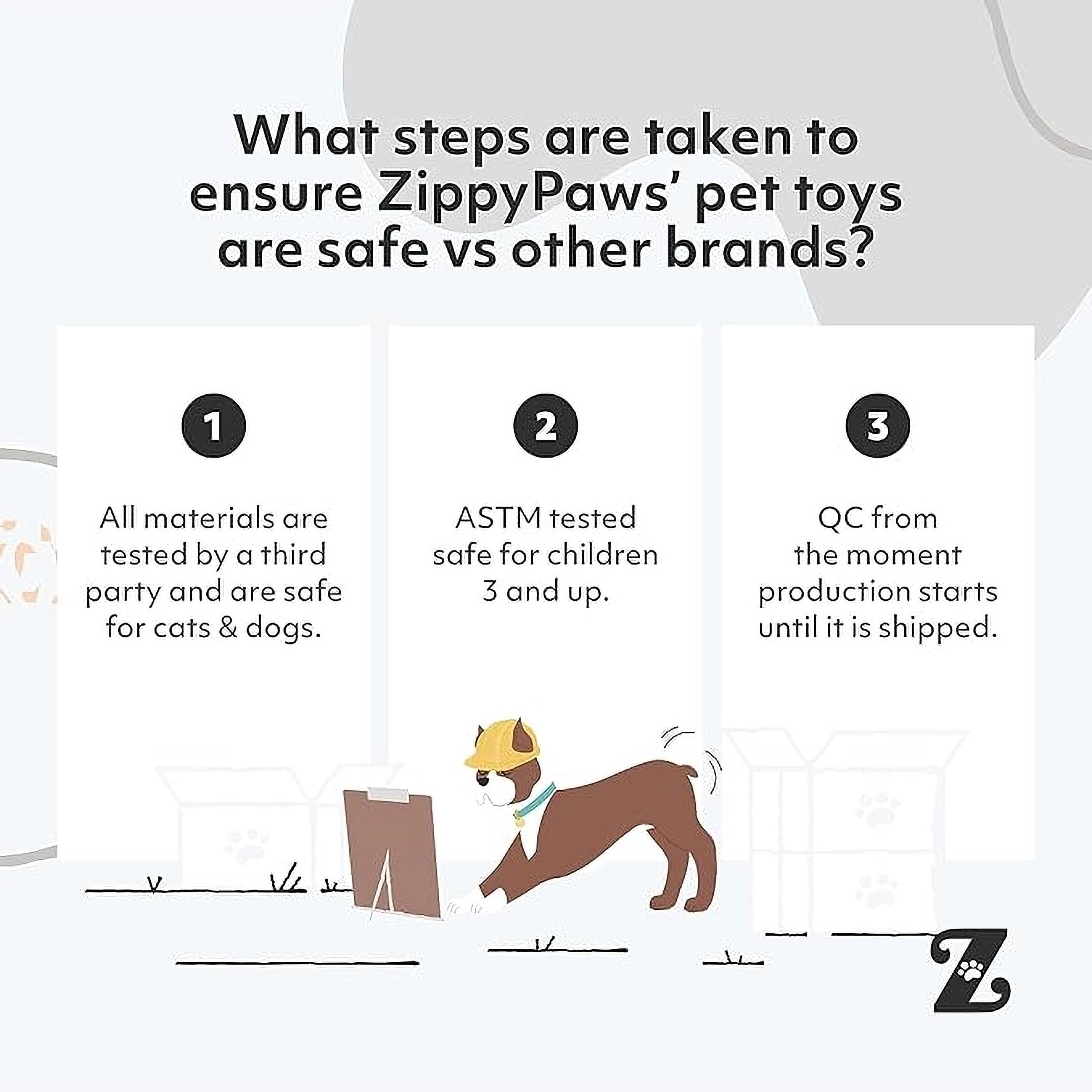 ZIPPY PAWS NOMNOMZ CUPCAKE SQUEAKY TOY image 4