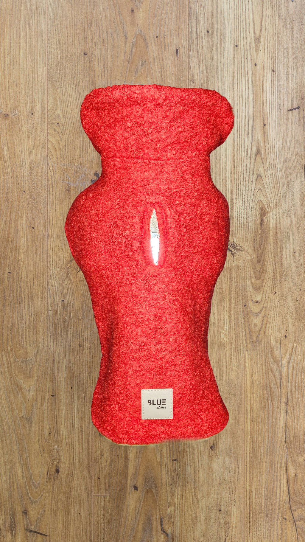 BLUE ATELIER RED WOOL COAT image 2