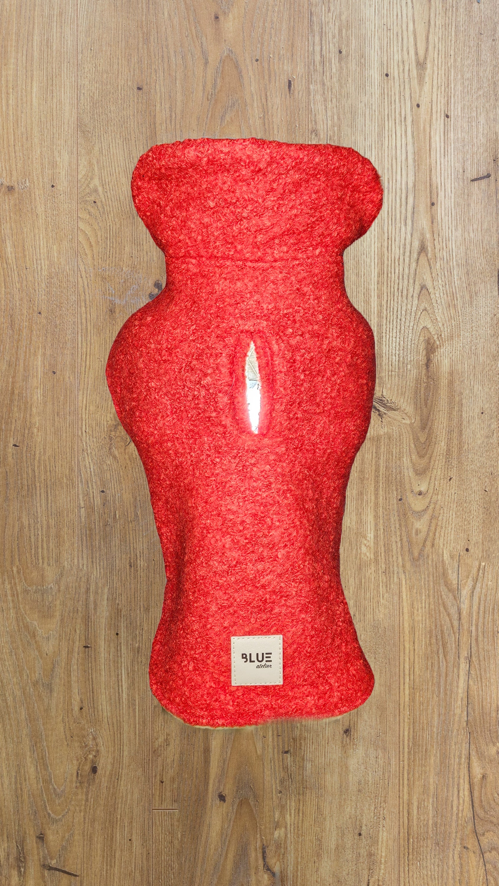 BLUE ATELIER RED WOOL COAT image 2