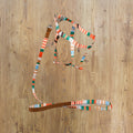 WARE OF THE DOG - ORANGE MULTICOLOURED HARNESS - MEDUIM/LARGE image 0