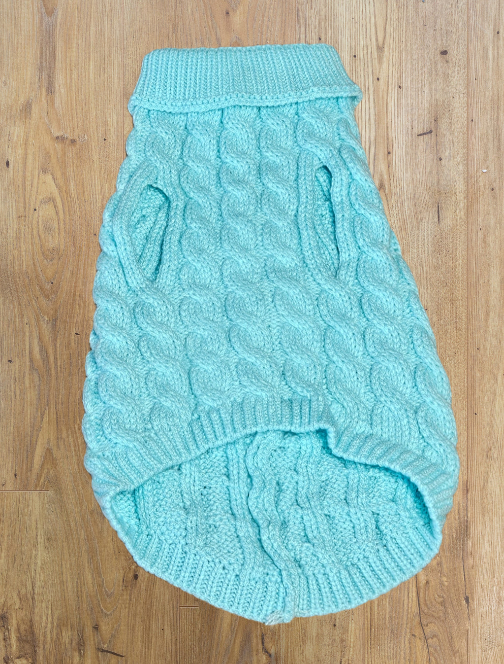 DACHSHUND TURQUOISE JUMPER image 1