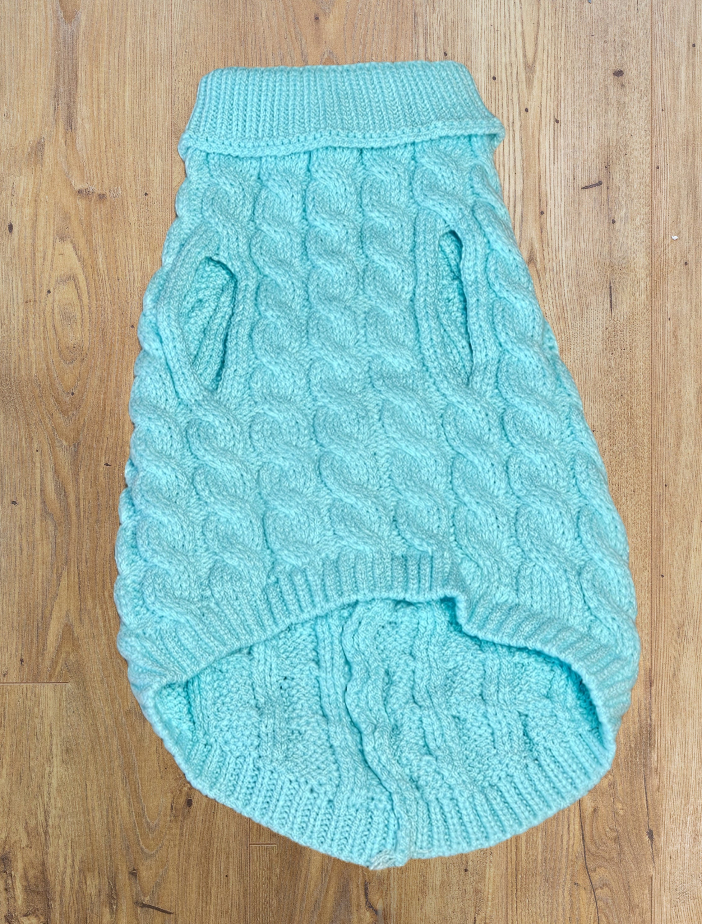 DACHSHUND TURQUOISE JUMPER image 1