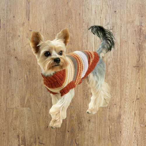 ALQO WASI VINTAGE ALPACA DOG SWEATER image 1