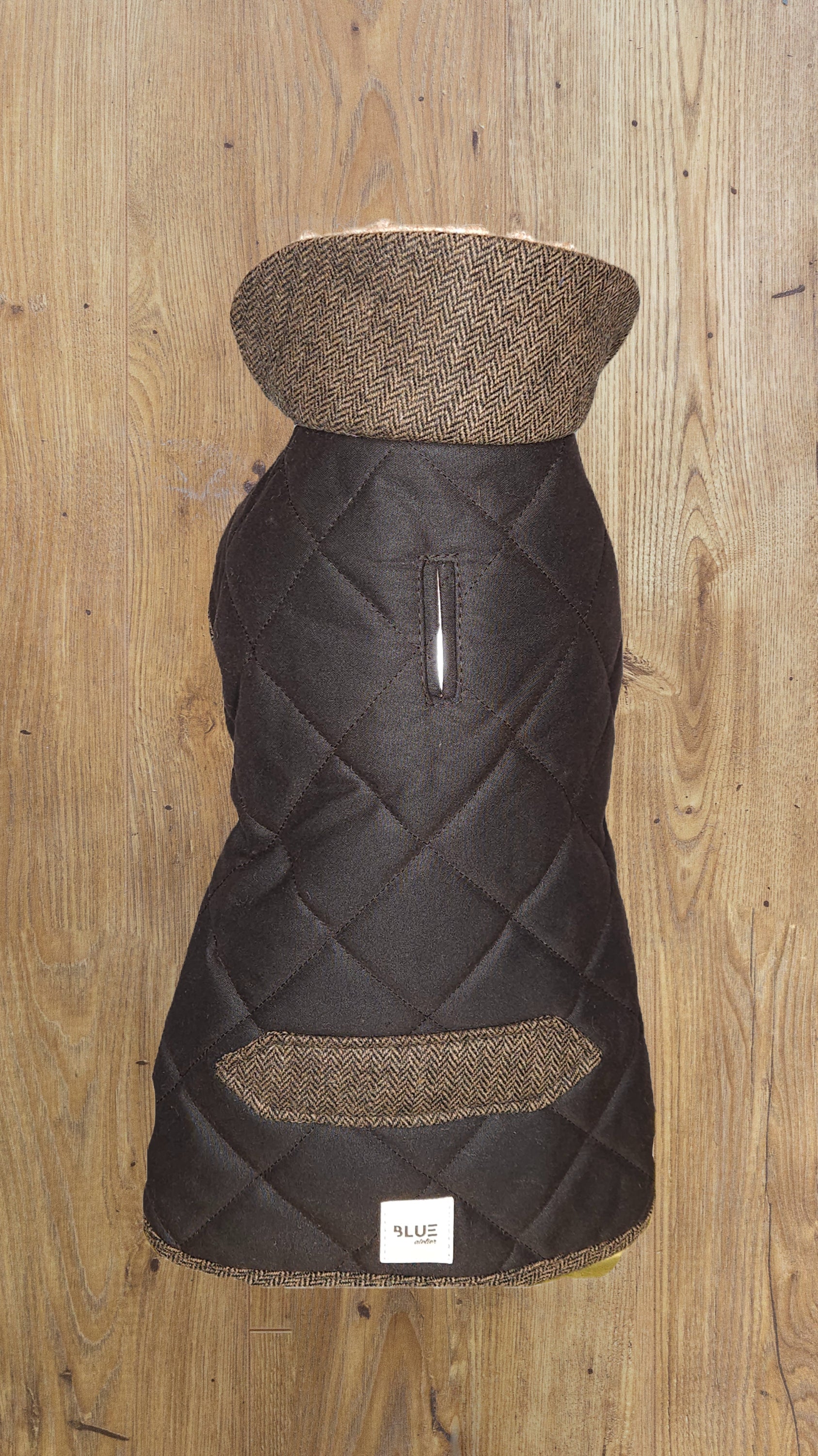 BLUE ATELIER BROWN WATERPROOF QUILTED COAT image 1