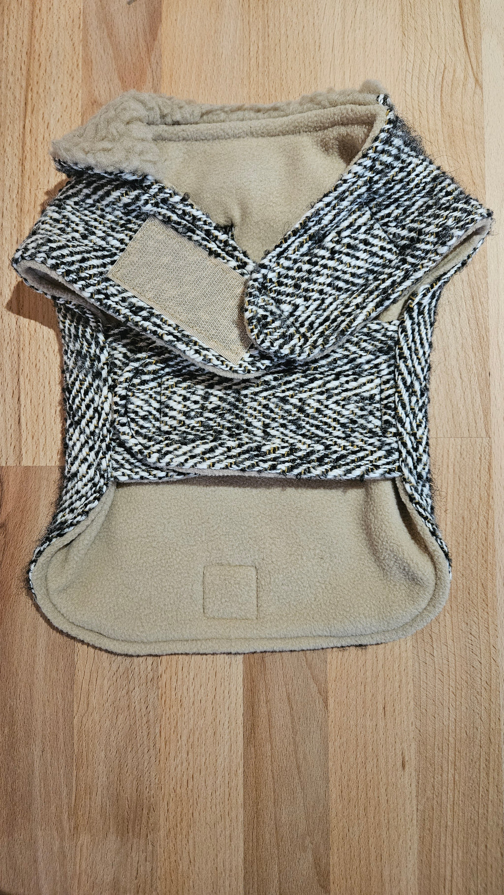 BLUE ATELIER  MULTI  BLACK/WHITE GREY COAT image 1