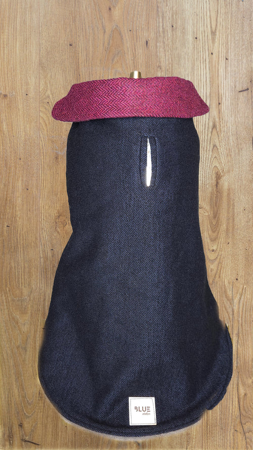 BLUE ATELIER BLUE COAT MULBERRY COLLAR image 1
