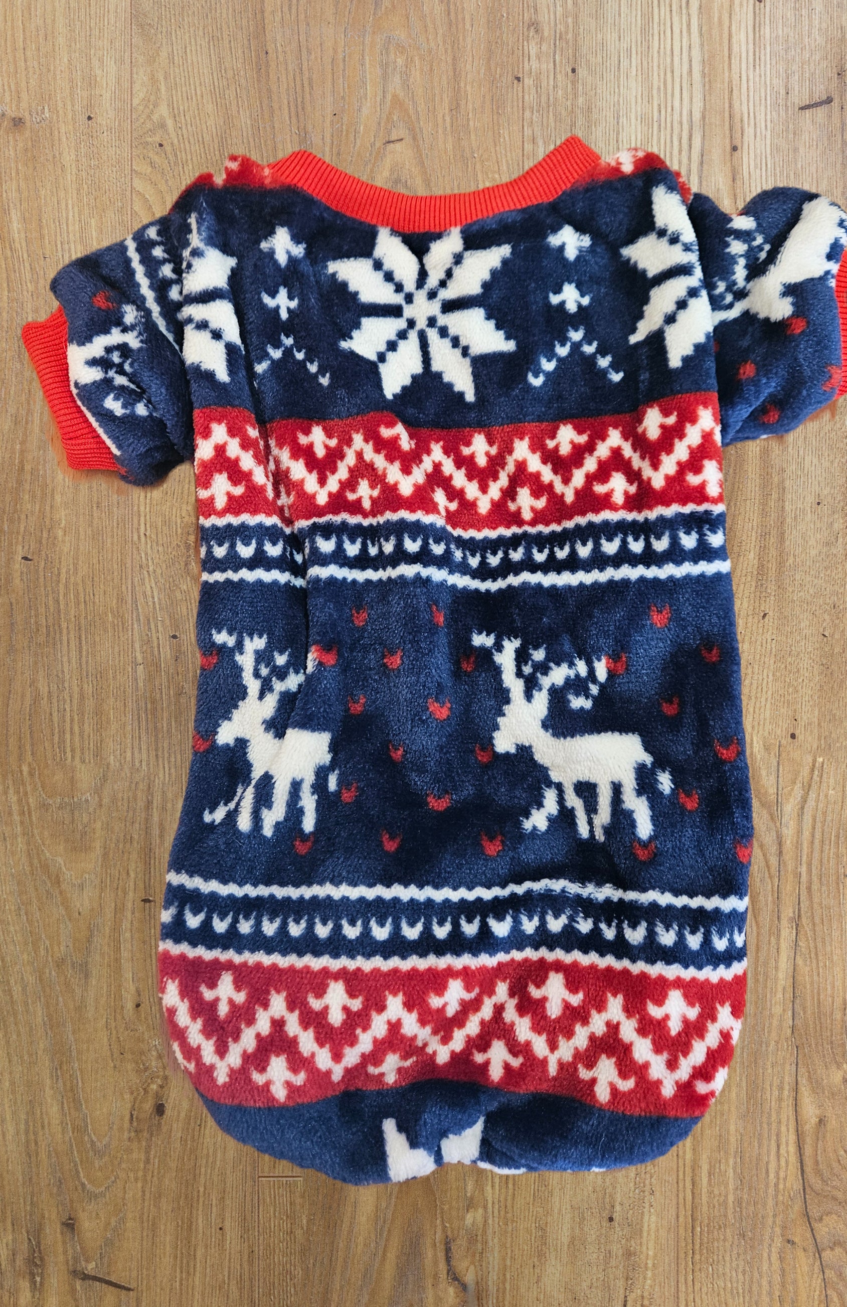 REINDEER AND SNOWFLAKE PYJAMAS - S - M image 1