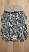 BLUE ATELIER  MULTI  BLACK/WHITE GREY COAT image 0