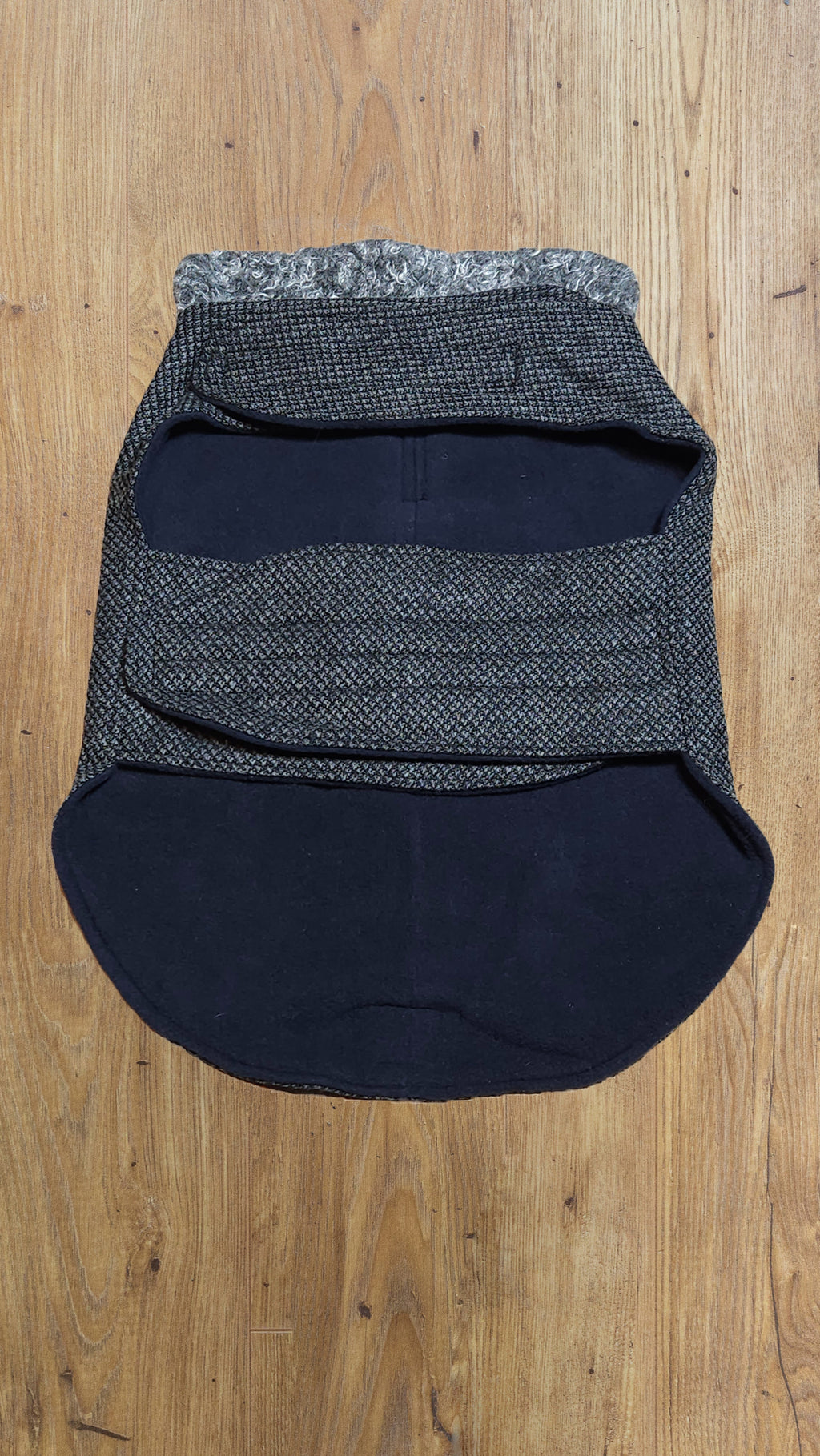 BLUE ATELIER CHECK FLEECED LINED FRENCHIE COAT image 4