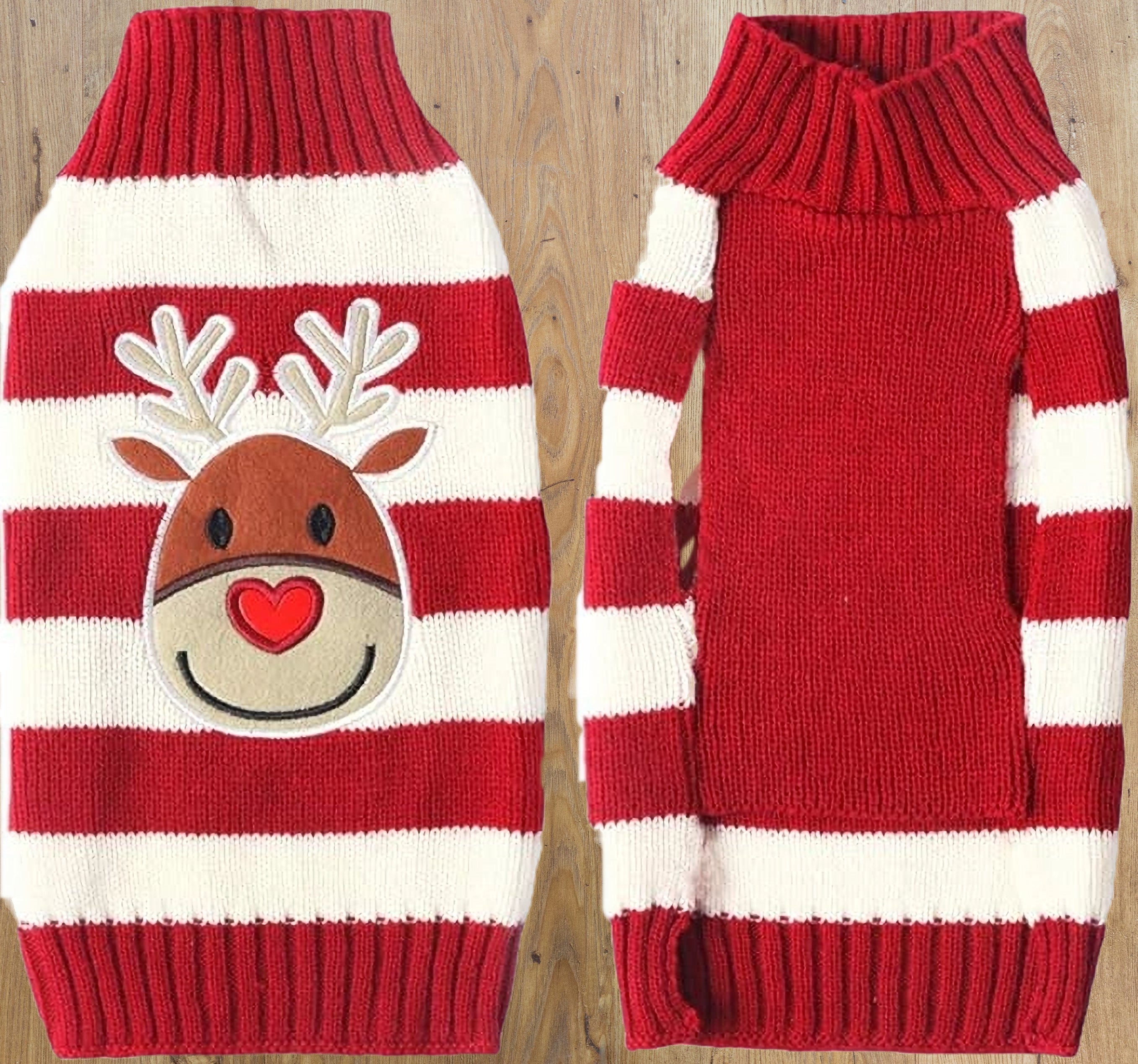 REINDEER CHRISTMAS JUMPER image 2