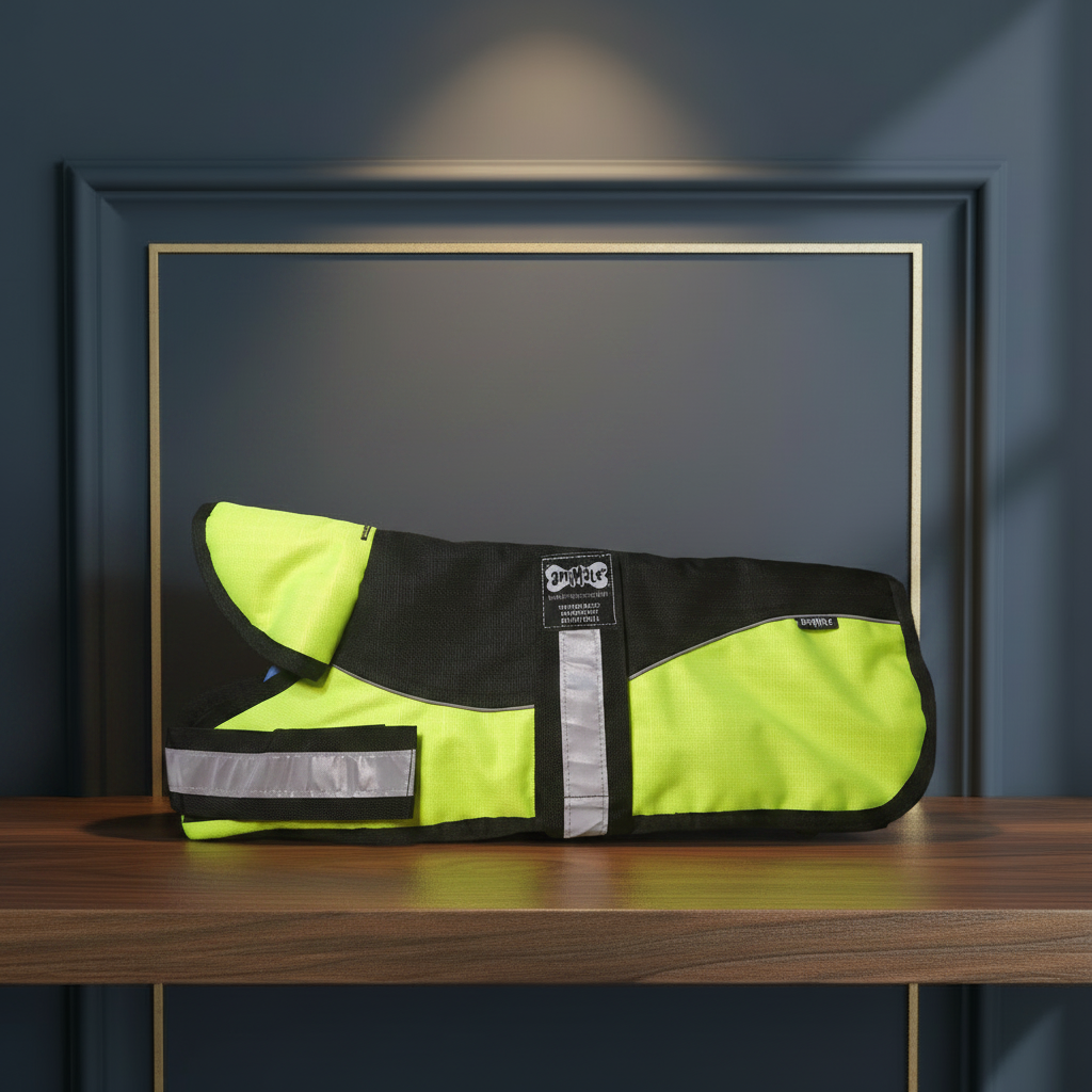 Animate Yellow Coat Flat Lay