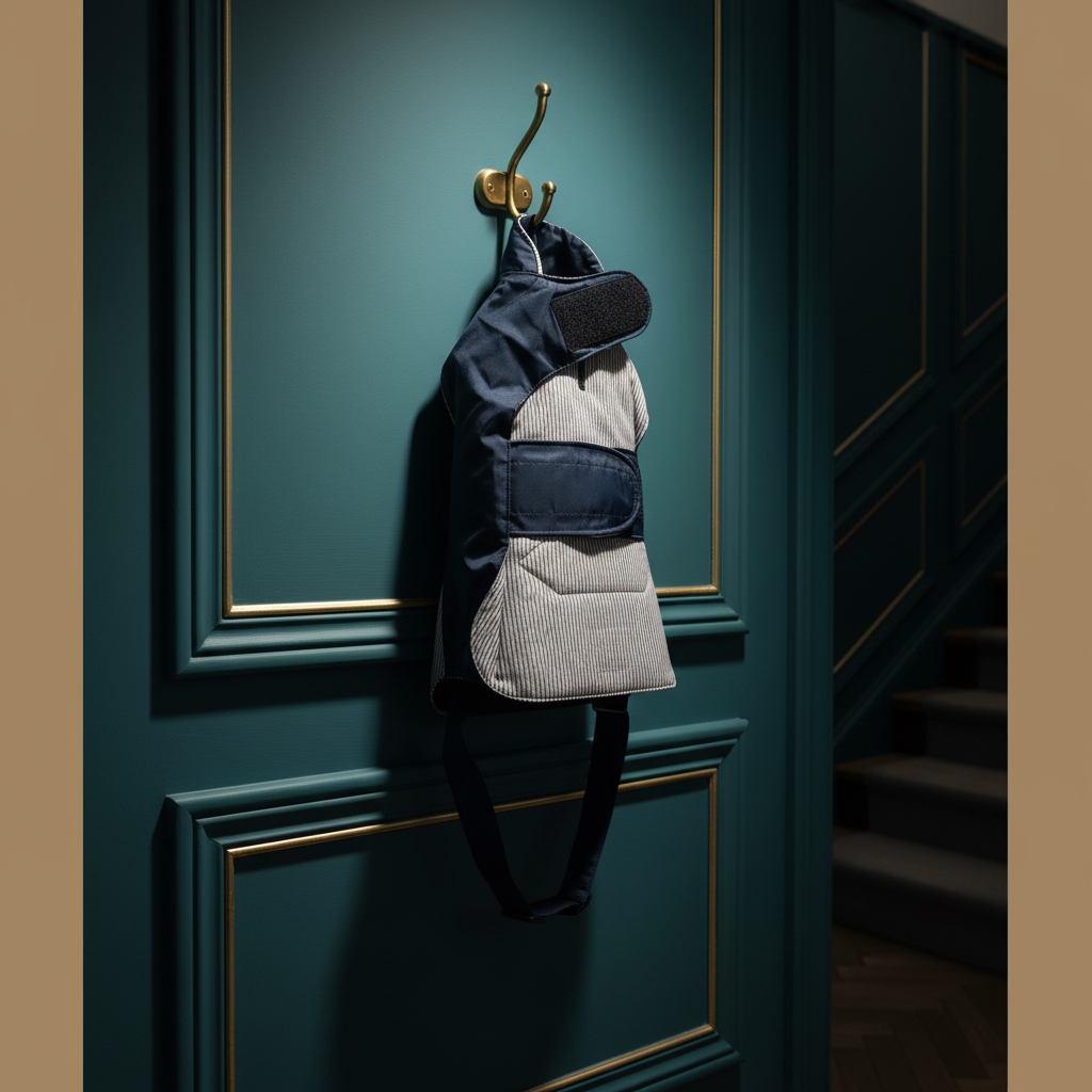 Blue Atelier Coat - Hanging Fastened