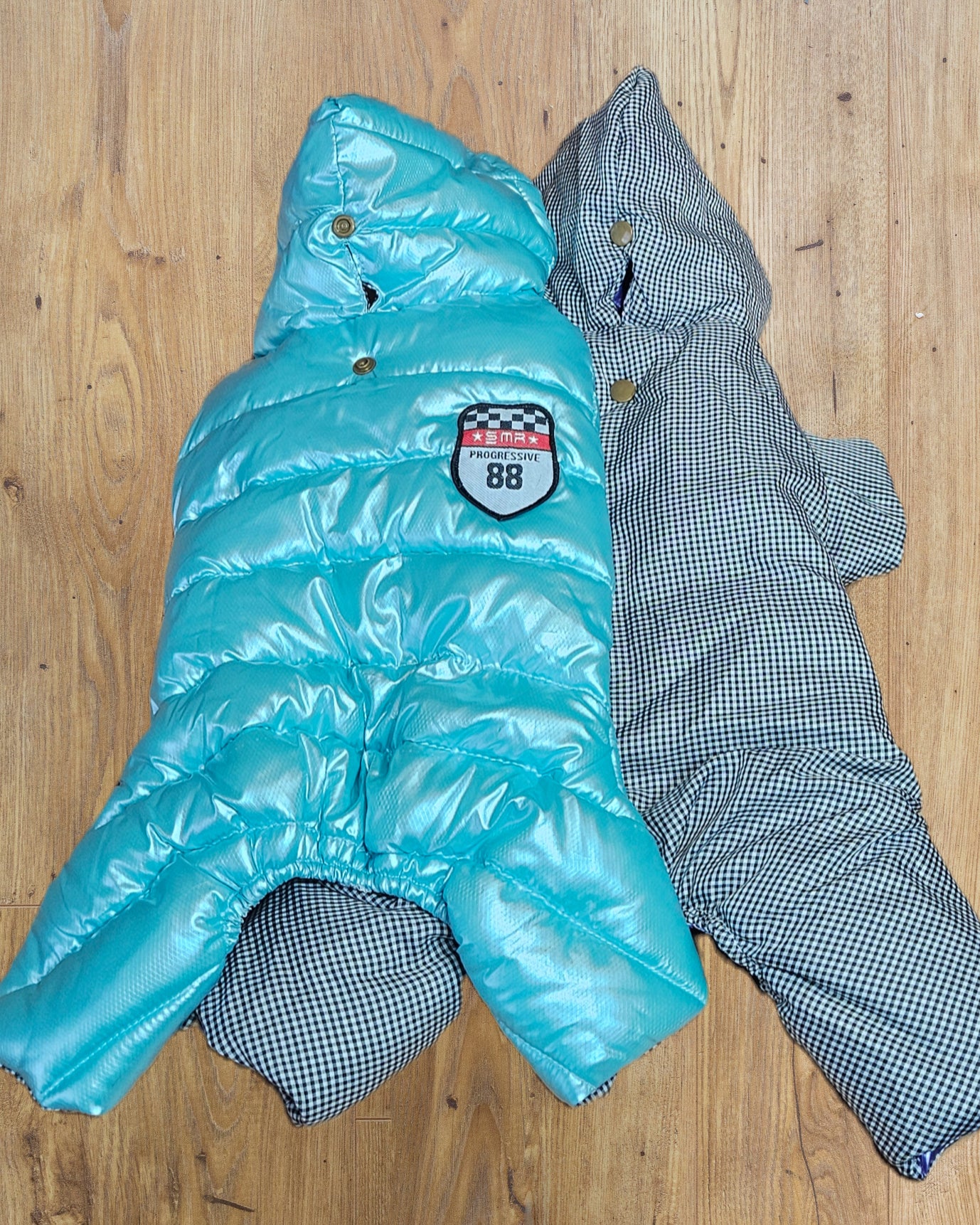 REVERSIBLE PUFFER JUMPSUIT image 2