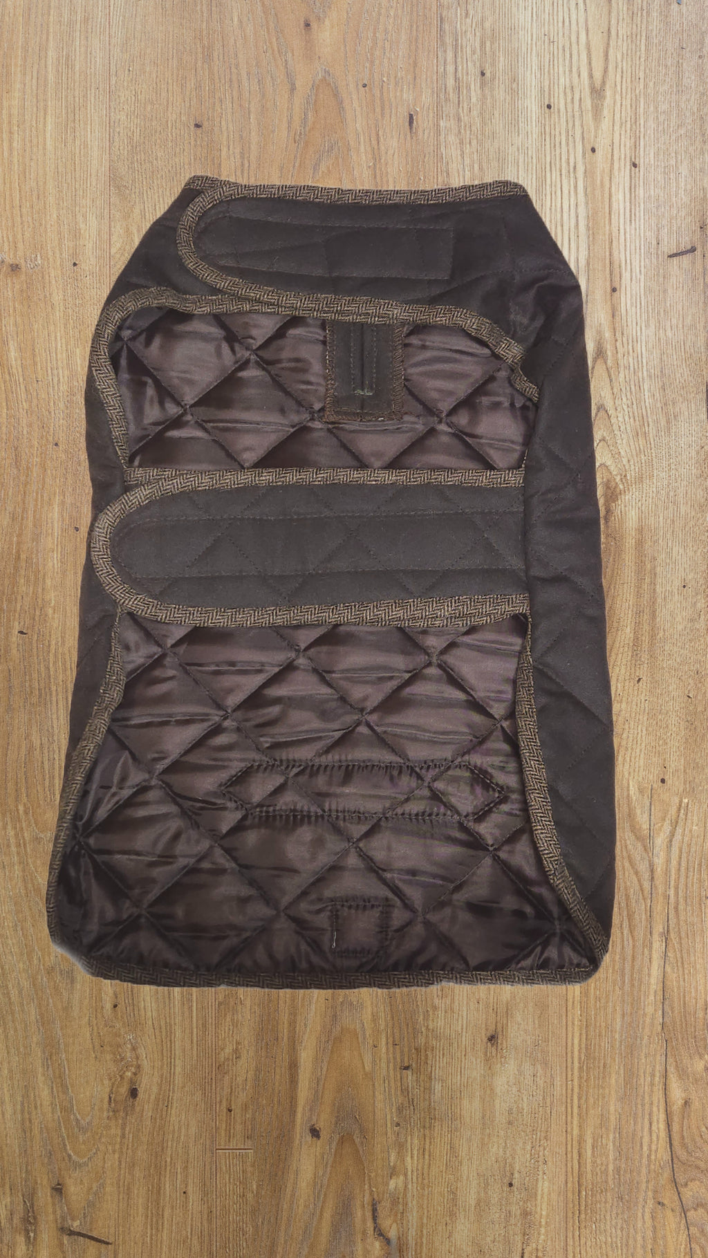 BLUE ATELIER BROWN WATERPROOF QUILTED COAT image 2