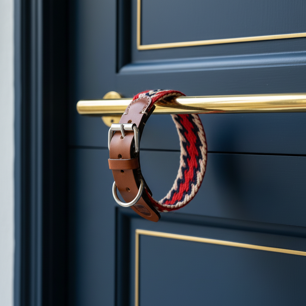 Collar on Brass Rail