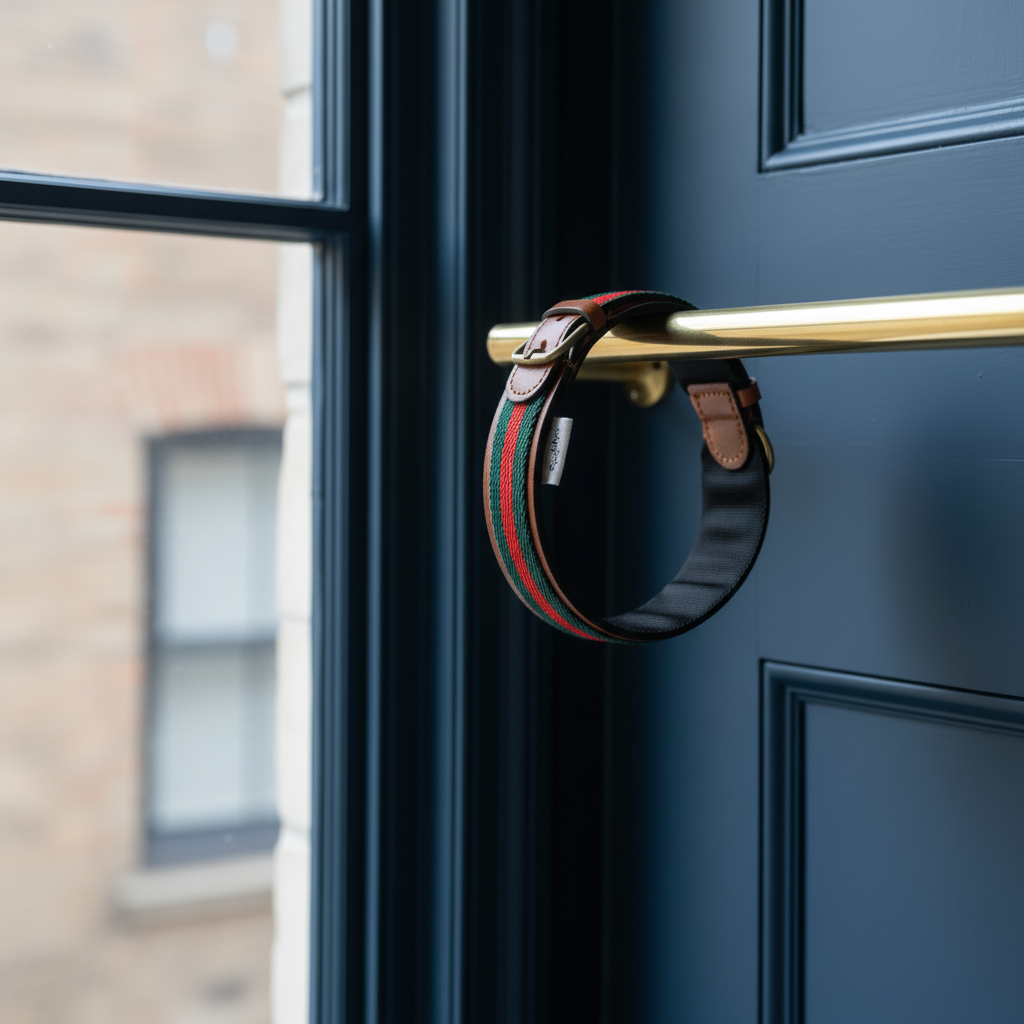 Collar on Brass Rail