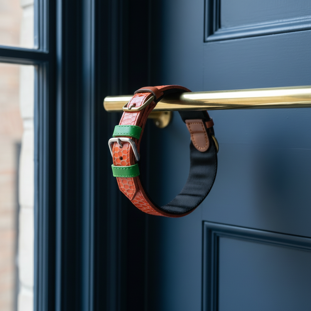 Collar on Brass Rail