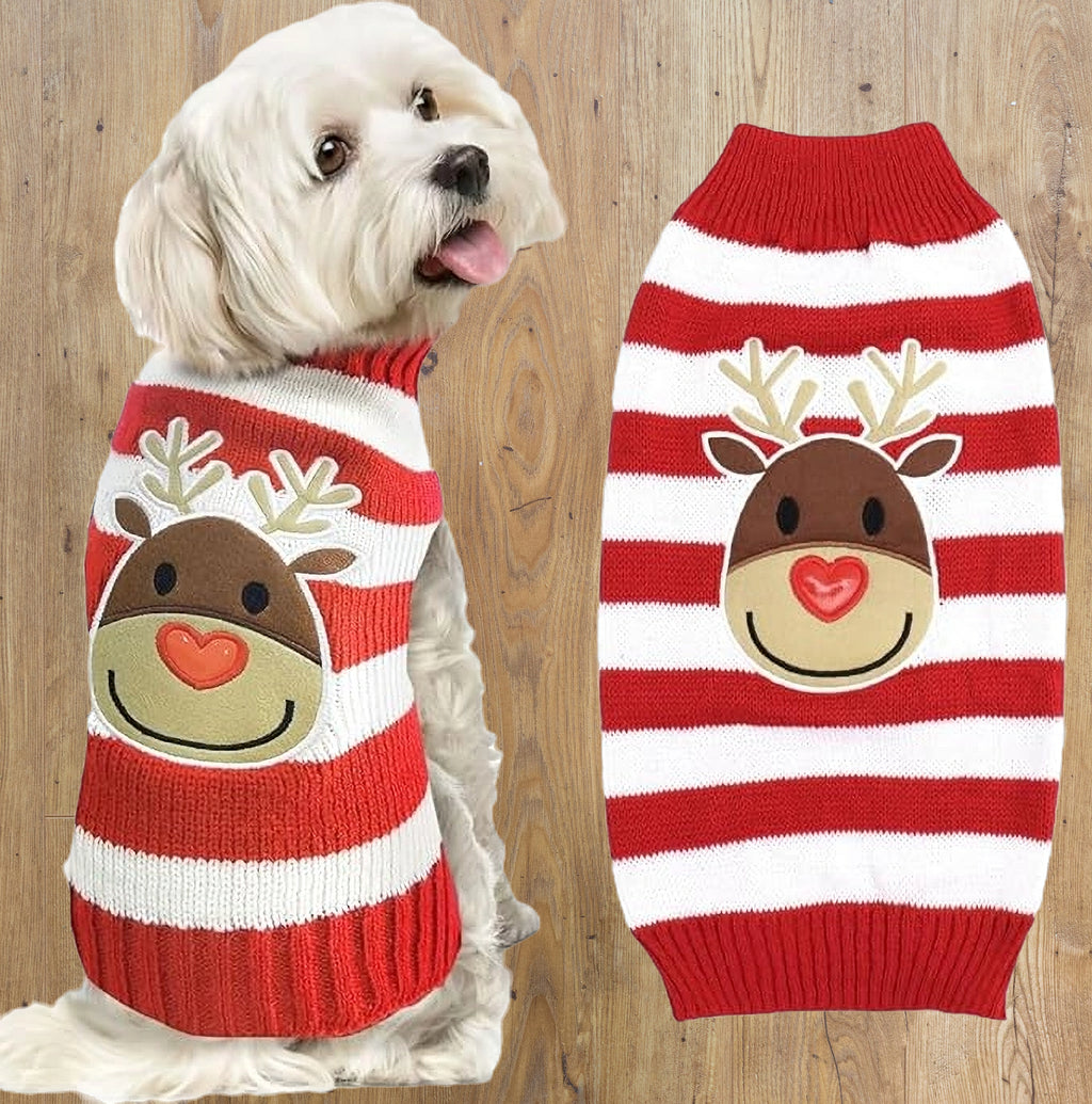 REINDEER CHRISTMAS JUMPER image 0