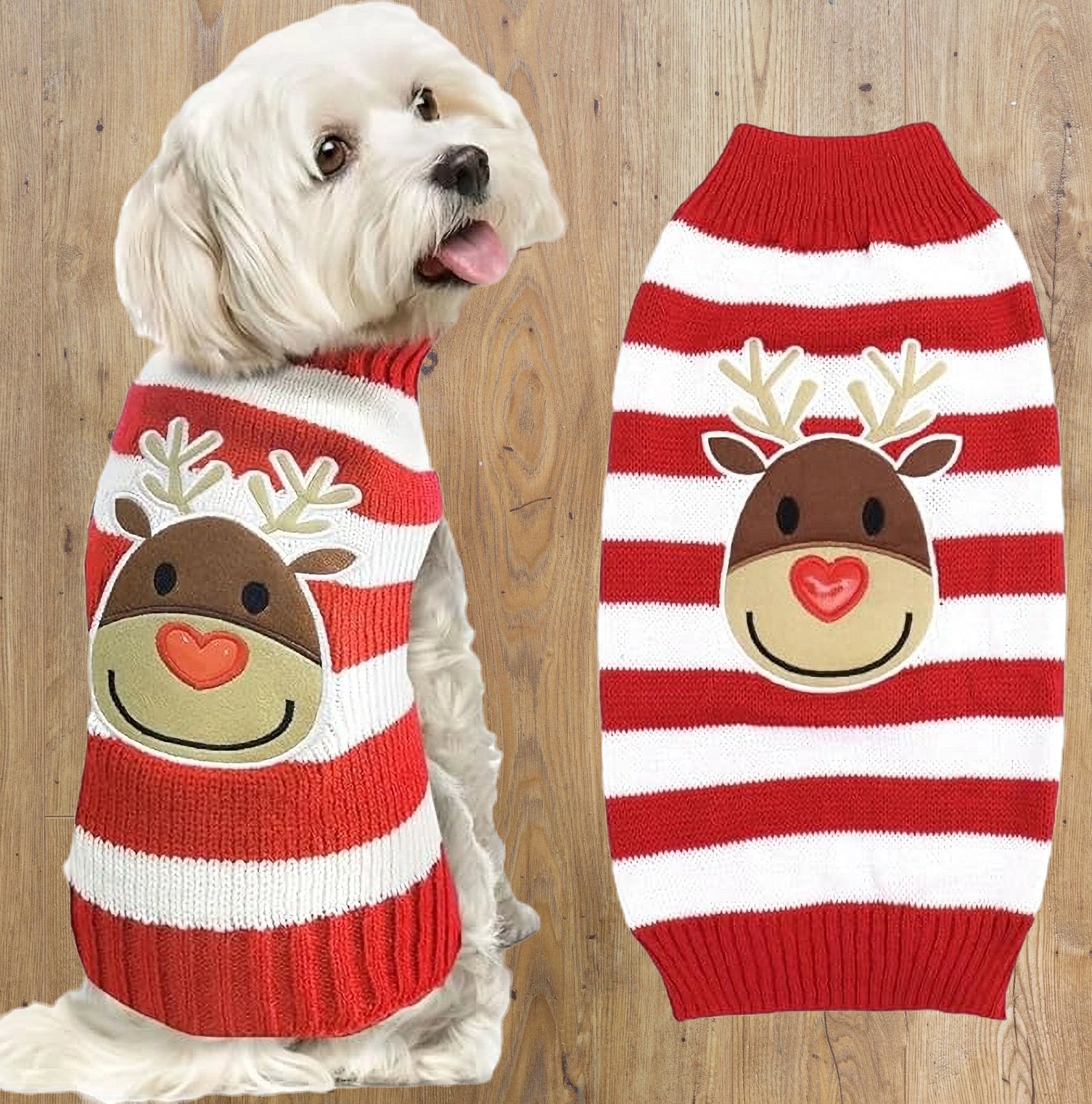 REINDEER CHRISTMAS JUMPER image 0