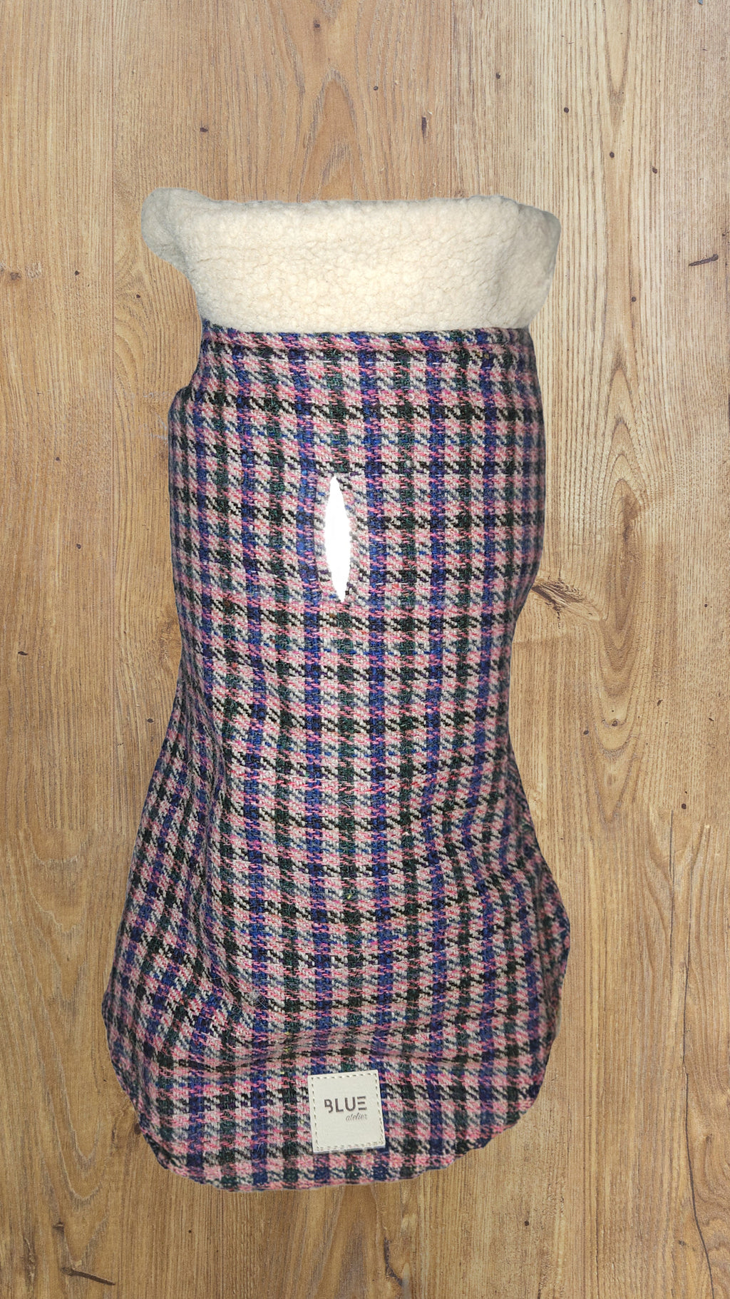 BLUE ATELIER MAUVE CHECK COAT image 0