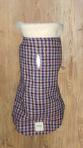 BLUE ATELIER MAUVE CHECK COAT image 0