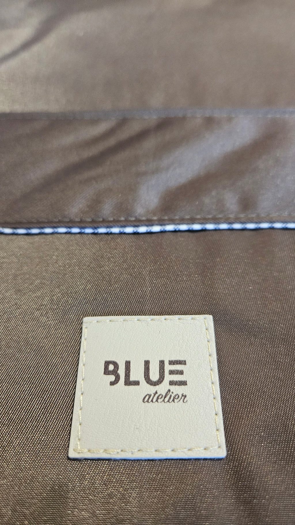 BLUE ATELIER BROWN SHOWERPROOF COAT image 2