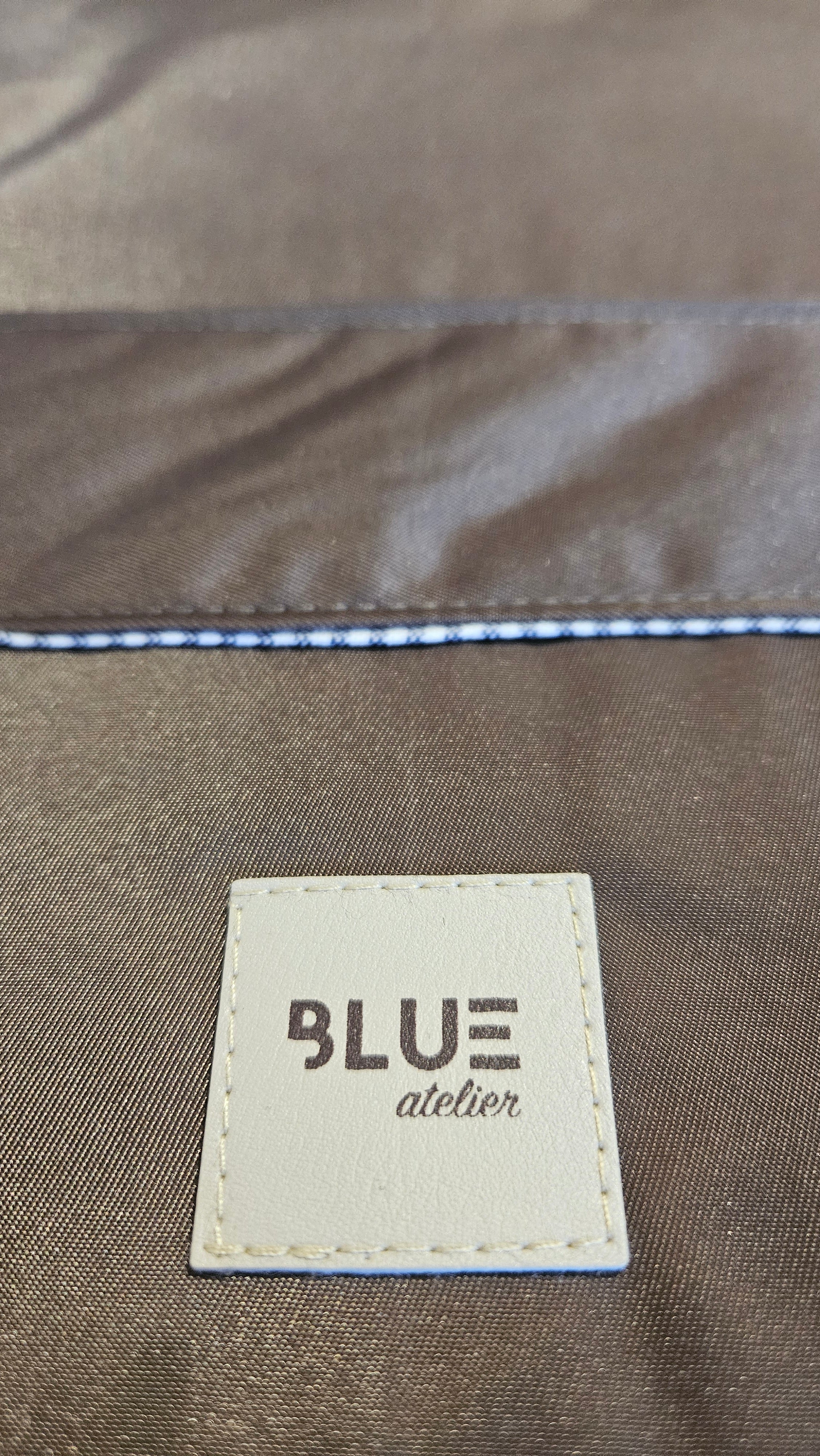BLUE ATELIER BROWN SHOWERPROOF COAT image 2