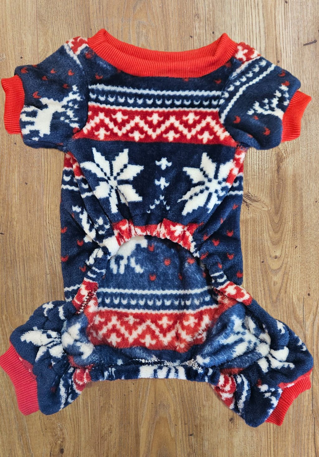 REINDEER AND SNOWFLAKE PYJAMAS - S - M image 0