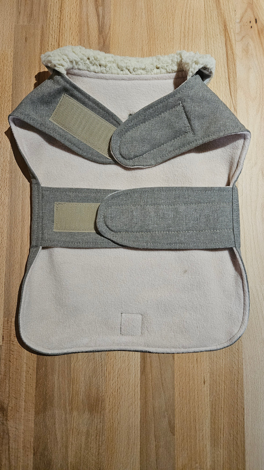BLUE ATELIER TAUPE AND CAMEL COAT image 2