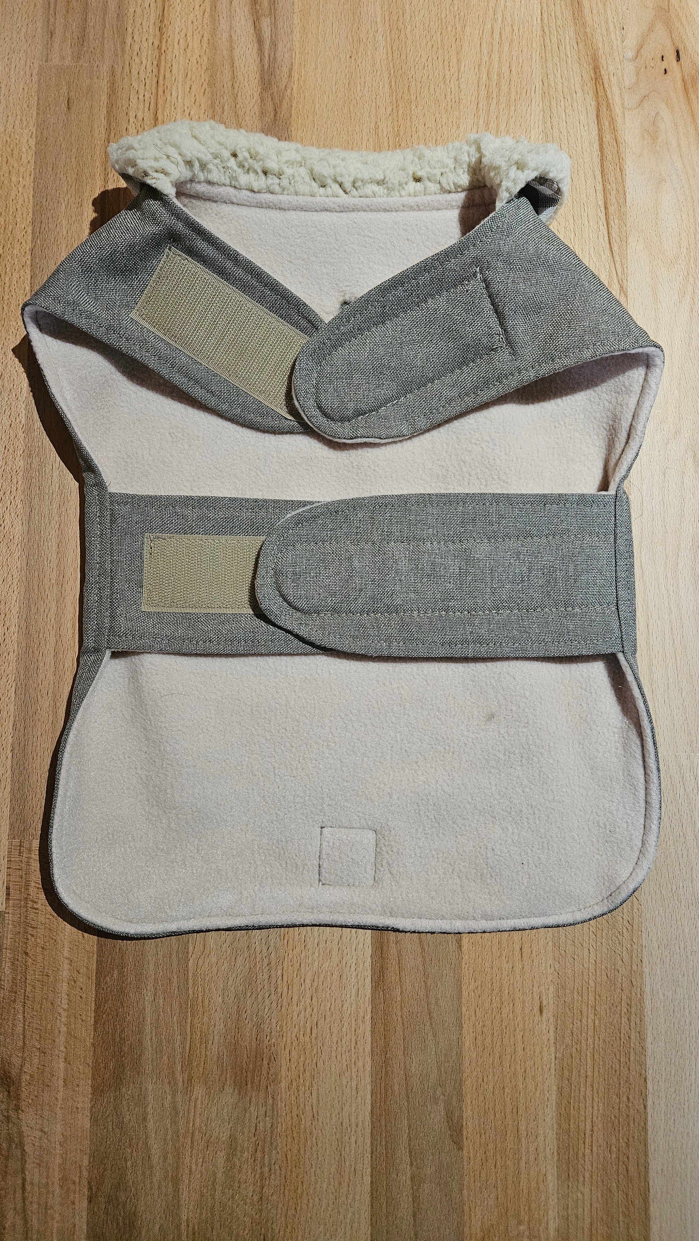 BLUE ATELIER TAUPE AND CAMEL COAT image 2