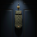 Khaki Irvin Jumper hanging on brass hook