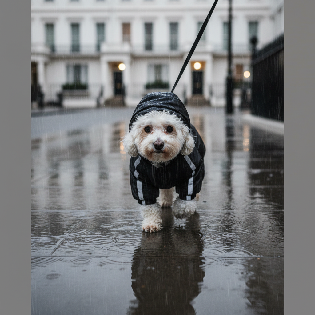 Lifestyle - Bichon Frise hood up ears in