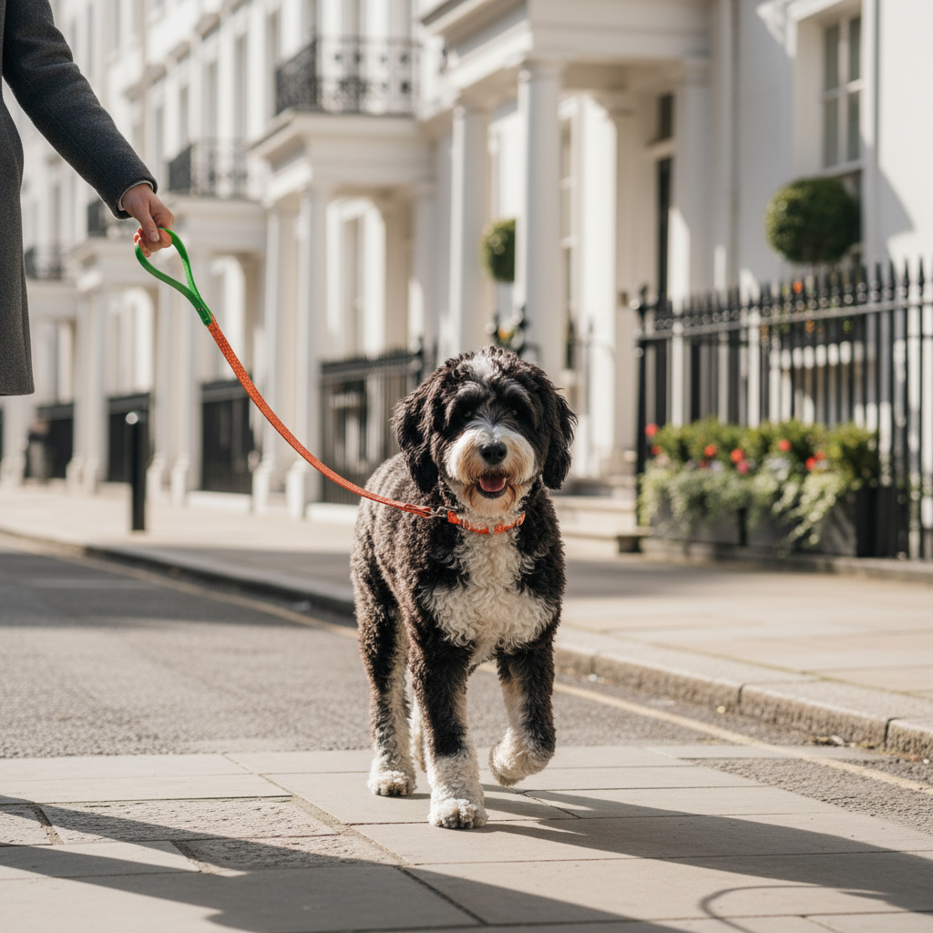 Neon Orange & Green Lead – Sheepadoodle Lifestyle