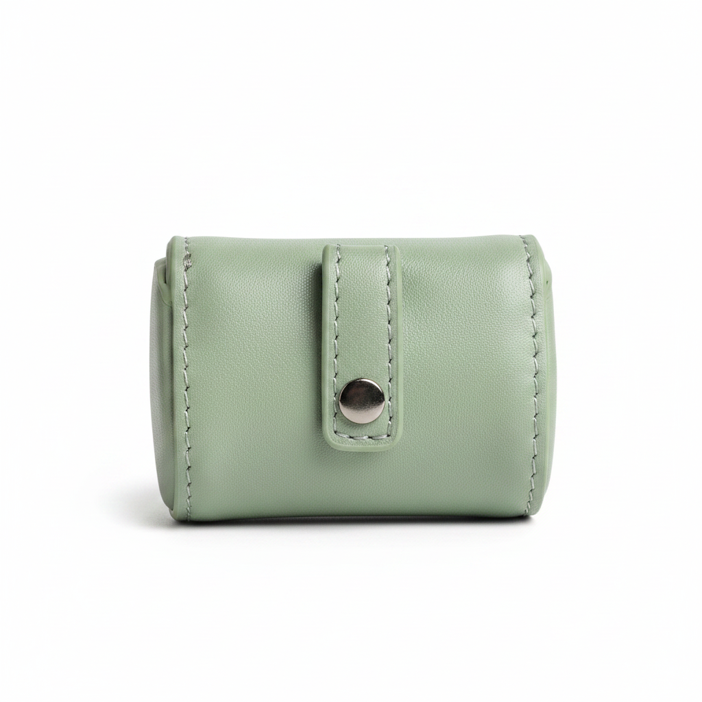 ST ARGO Vegan Poop Bag Dispenser - Back View Mint Green