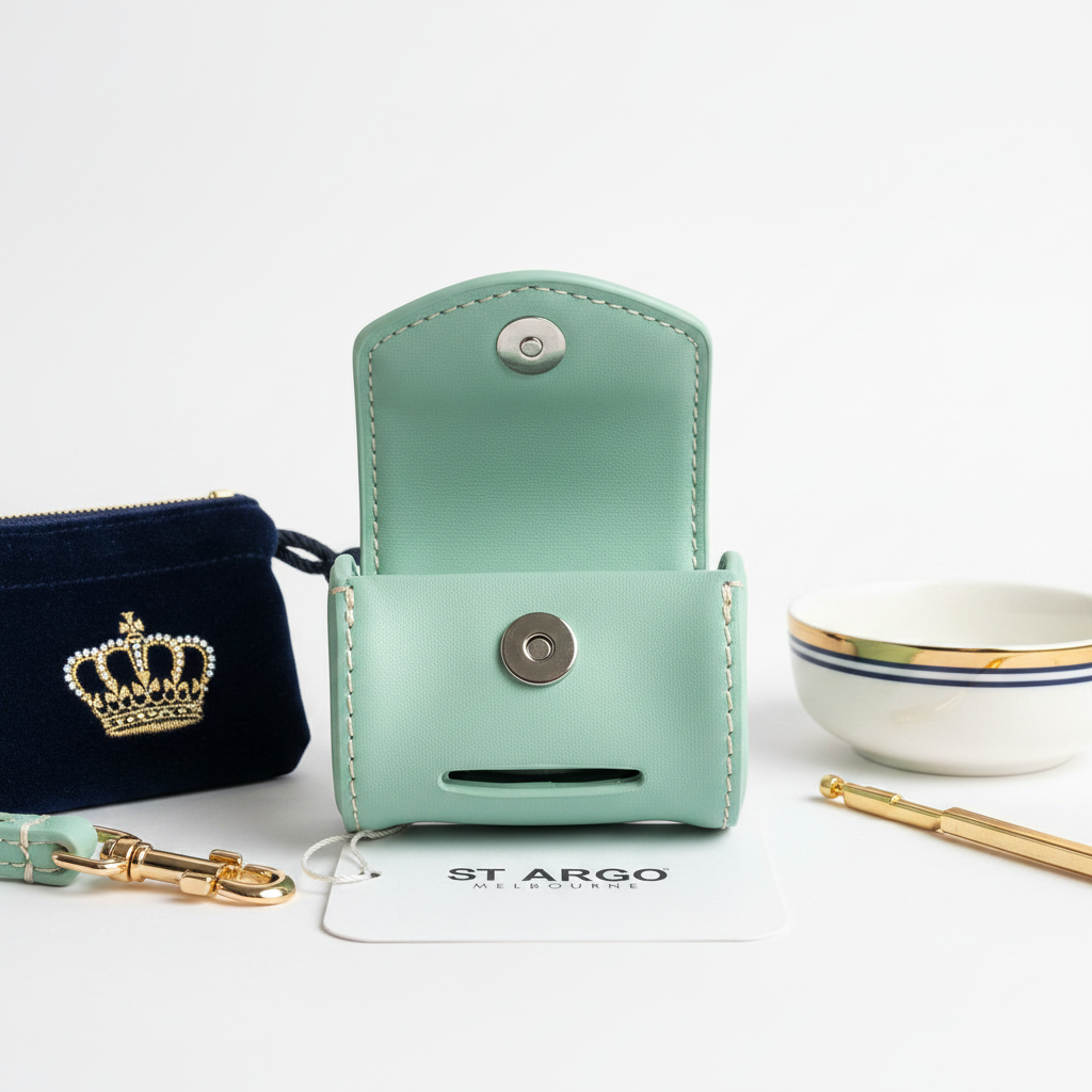 ST ARGO Vegan Poop Bag Dispenser - Mint Green