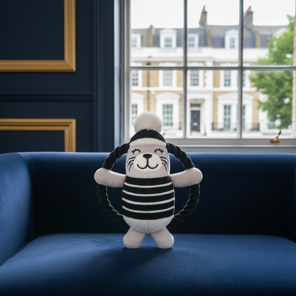 Stripy Cat Toy Belgravia Style