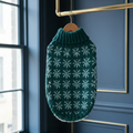 Teal Alqo Wasi Dog Sweater