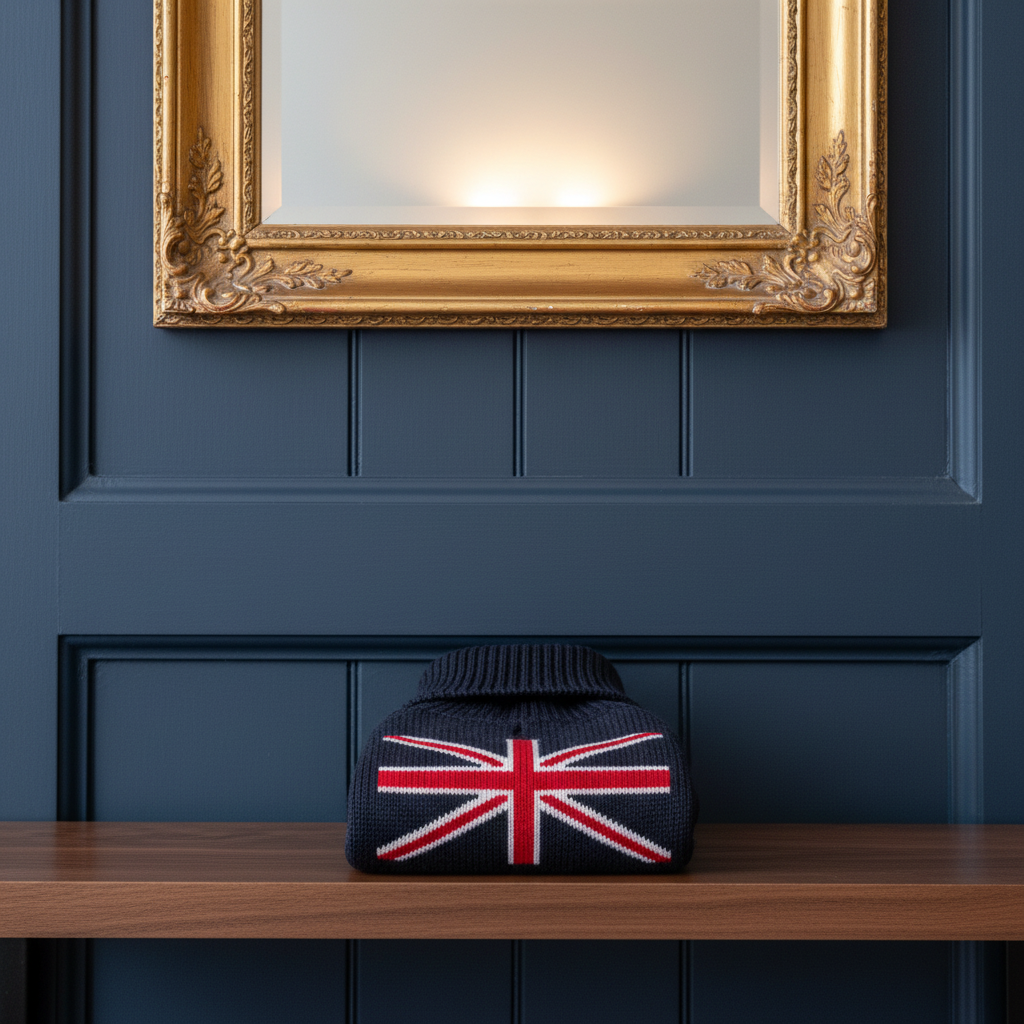 Union Jack Jumper — walnut shelf
