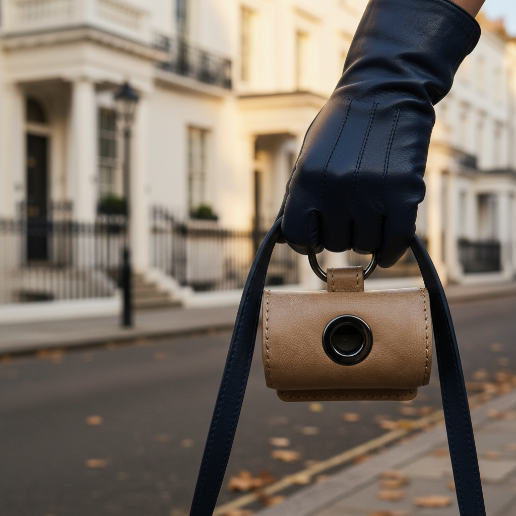 Winston Bag Holder – Gloved Hand on Belgravia Street